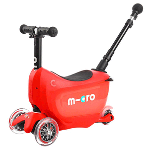MICRO Mini2Go Deluxe Plus Kickboard - Red