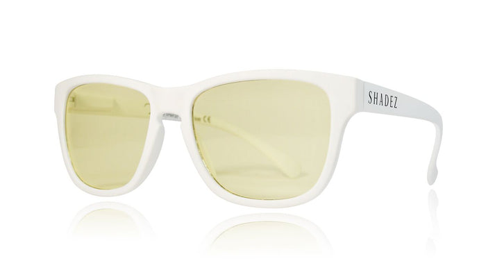SHADEZ Night Driving Anti-Glare Glasses - White