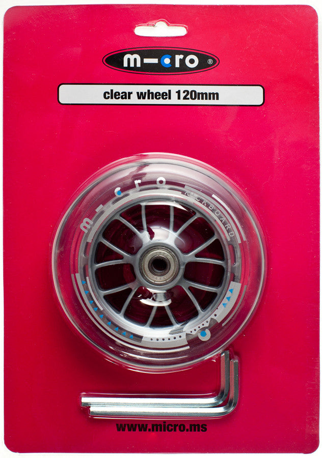 Micro Wheel Clear 120mm